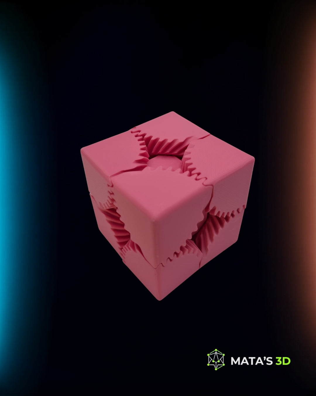 Planetary Gear Cube – 3D Printed Fidget Toy