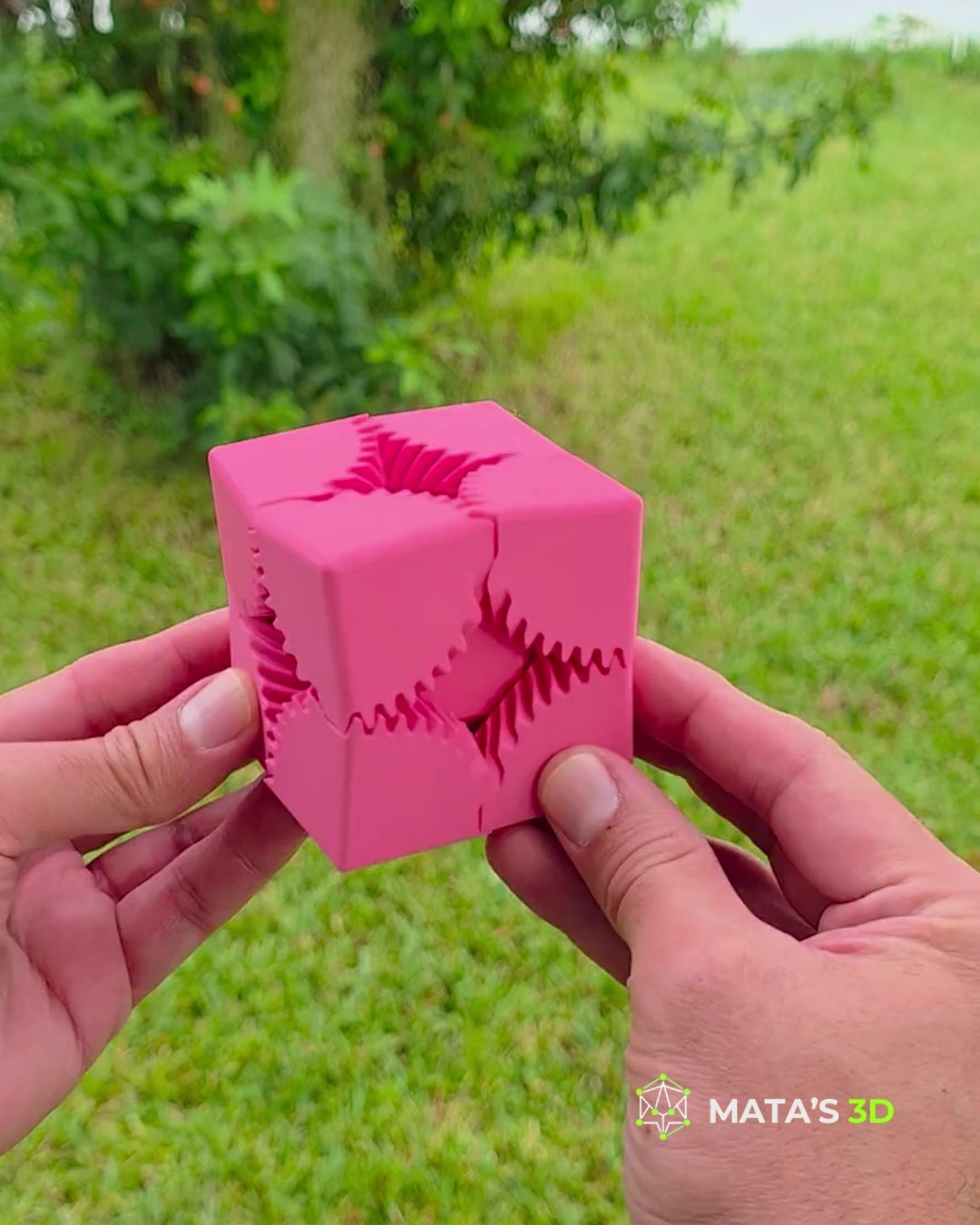 Planetary Gear Cube – 3D Printed Fidget Toy