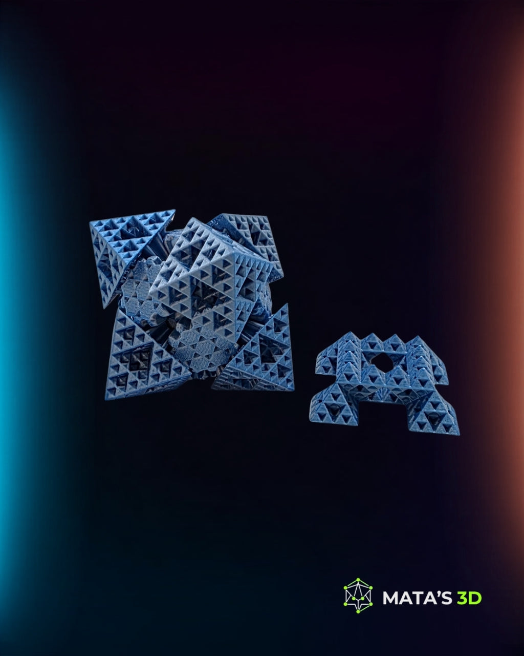 Gear Fractal – 3D Printed Geometric Kinetic Toy