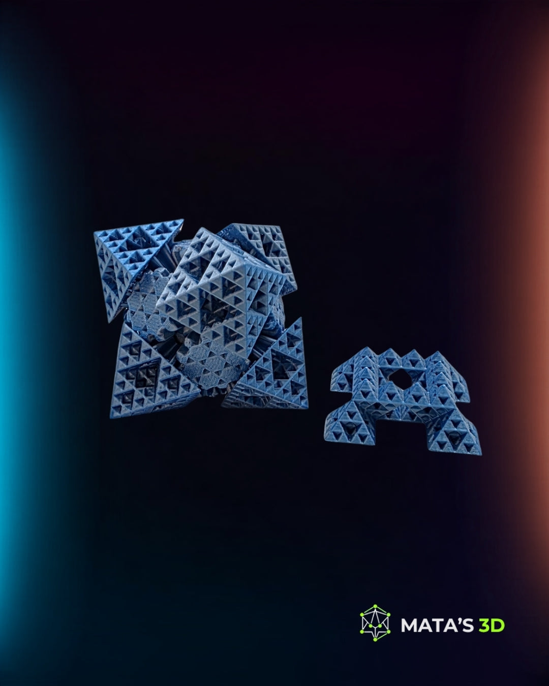 Gear Fractal – 3D Printed Geometric Kinetic Toy