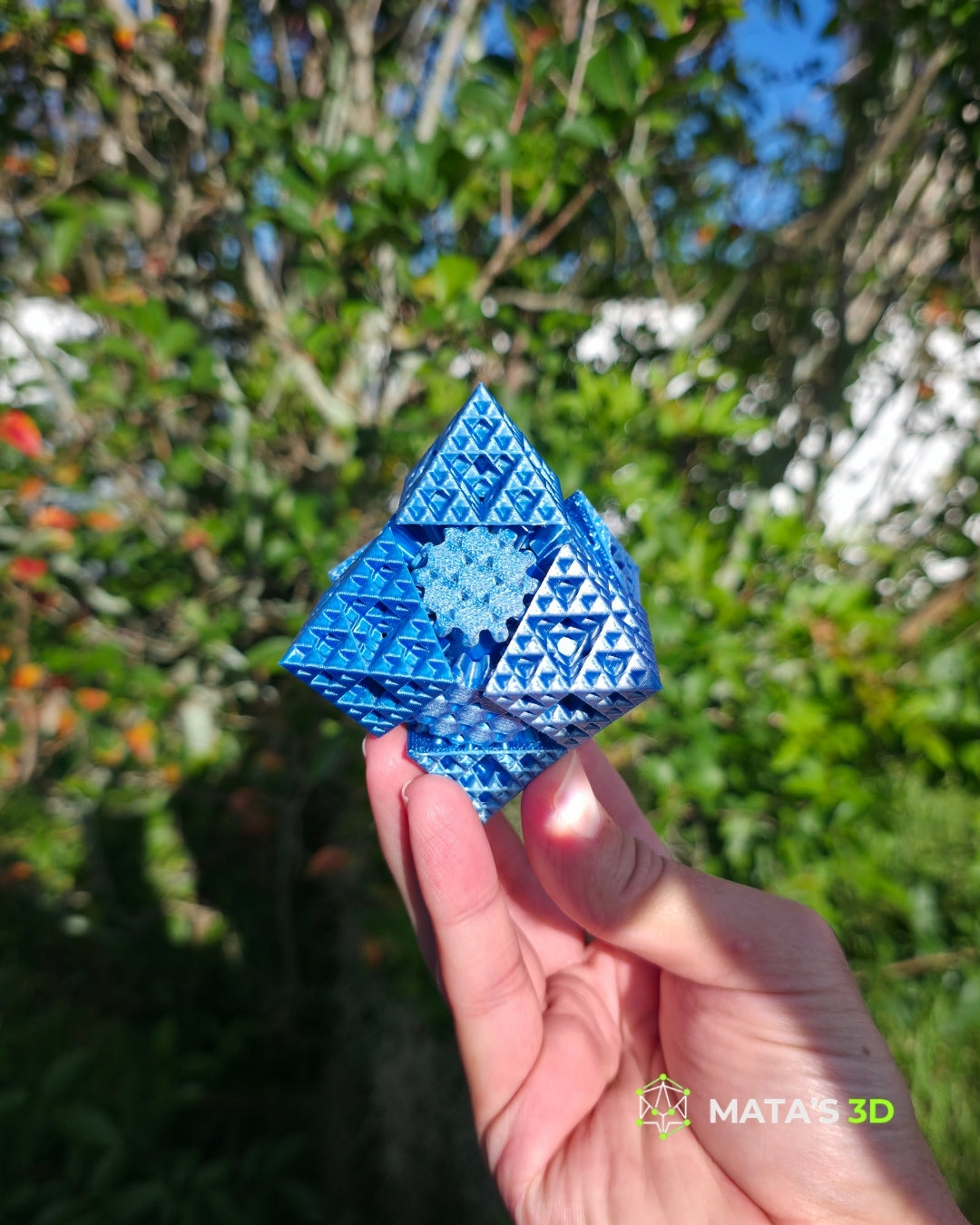 Gear Fractal – 3D Printed Geometric Kinetic Toy
