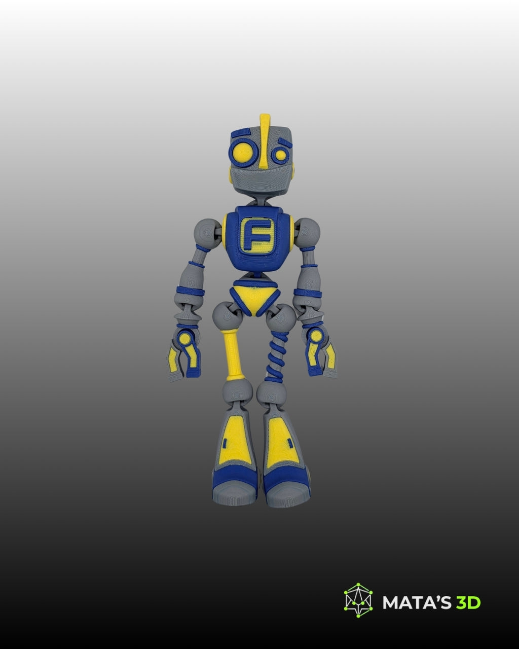 Fokobot – 100% Fully Articulated 3D Printed Robot