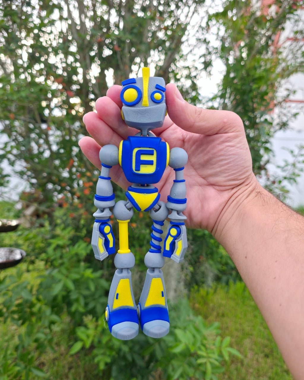 Fokobot – 100% Fully Articulated 3D Printed Robot