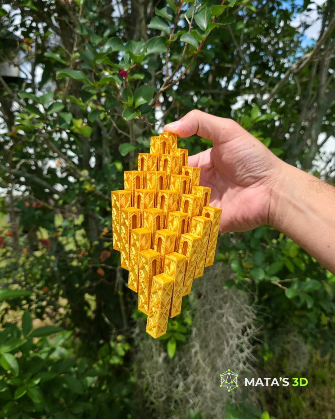 Geometric Pin Cube – Ultimate Sensory Fidget Toy