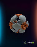 Gear Orbit Fidget Toy – 3D Printed Kinetic Sphere