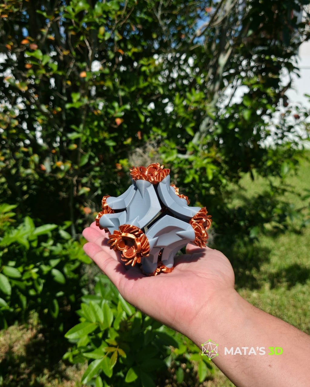 Gear Orbit Fidget Toy – 3D Printed Kinetic Sphere