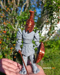 Articulated Spartan Warrior – Premium 3D Printed Flexi Figure