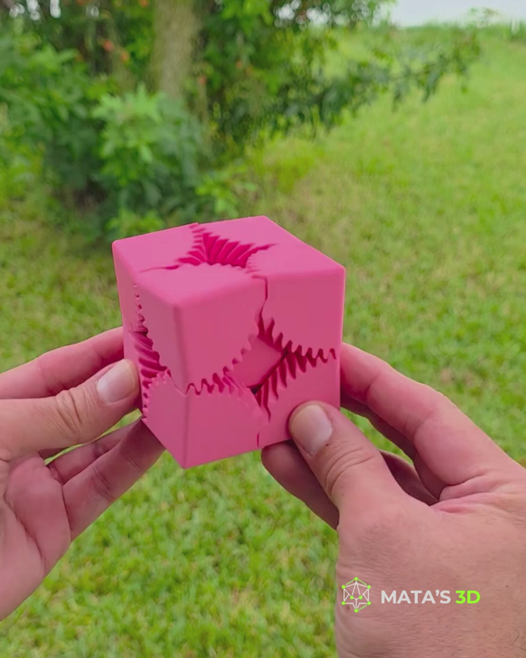 Planetary Gear Cube – 3D Printed Fidget Toy