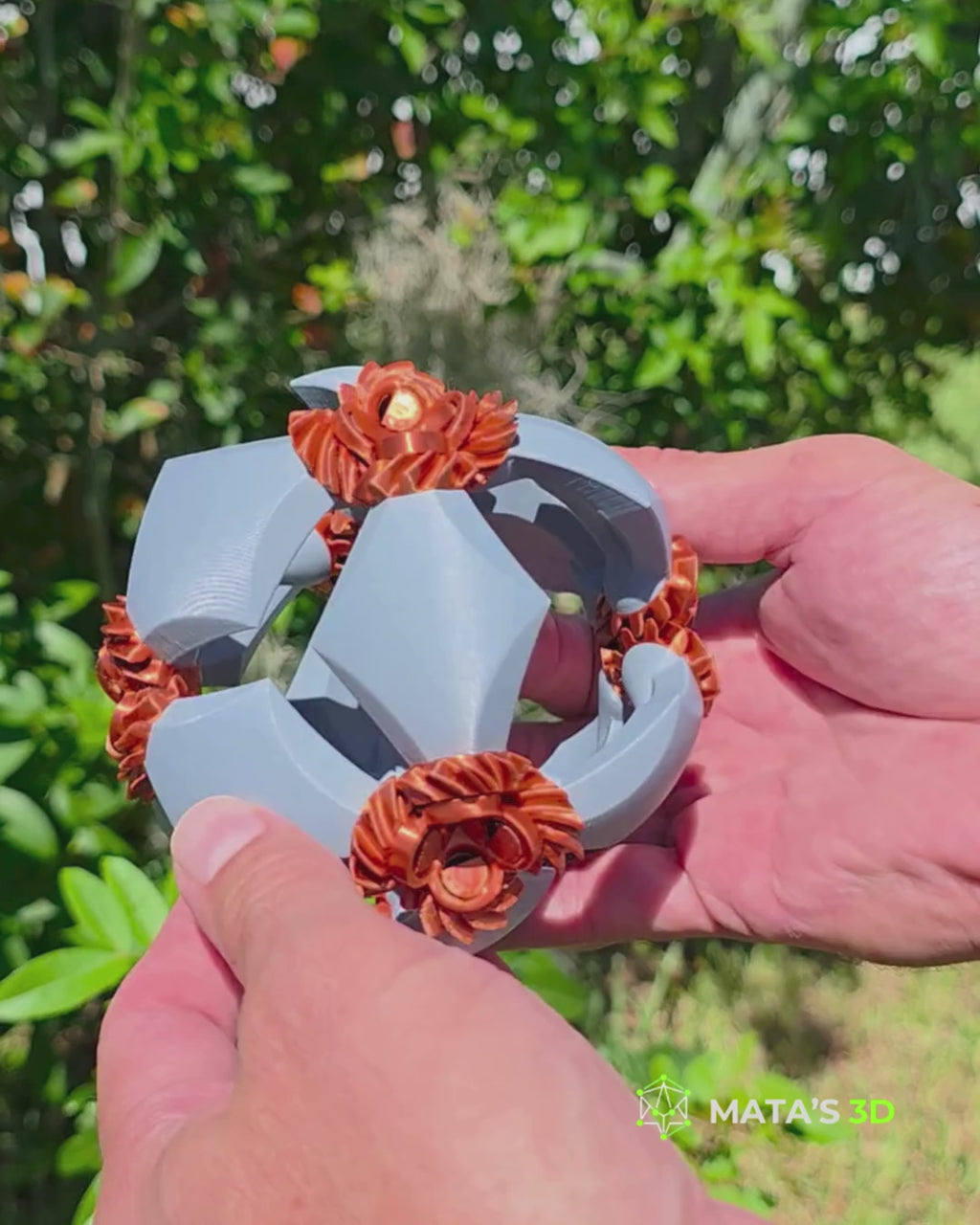 Gear Orbit Fidget Toy – 3D Printed Kinetic Sphere