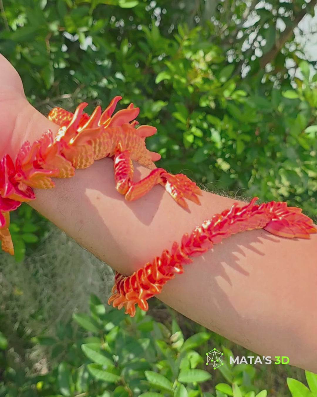 Imperial Articulated Dragon – Premium 3D Printed Flexi Figure